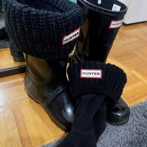 HUNTER BOOTS WITH INSERTS